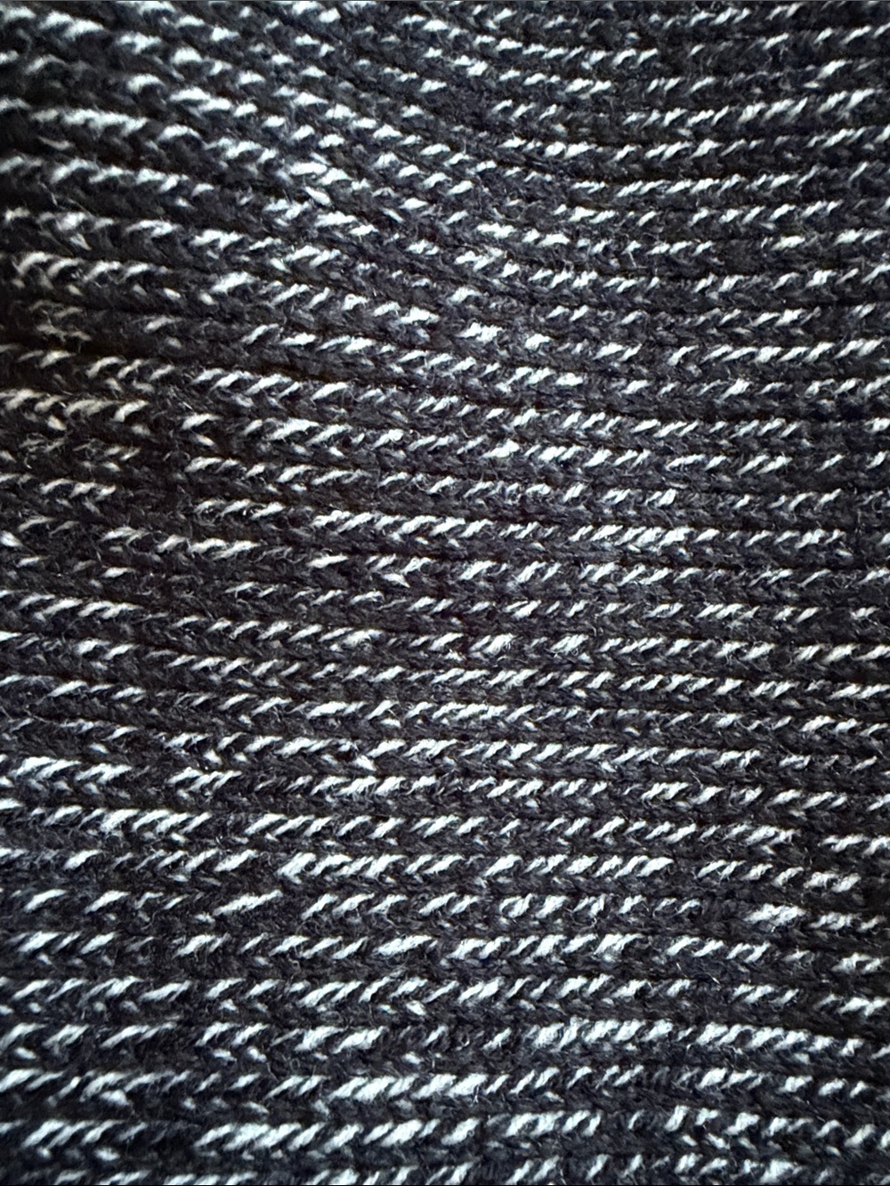 Calvin Klein Black & White Marled Fringe Scarf - Picture 5 of 9